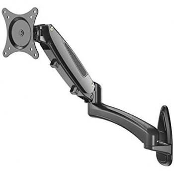 K&M 23870 Adjustable Black Wall Mount for Monitors and TVs (32)