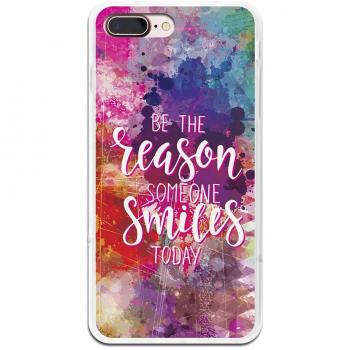 Funda Gel para iPhone 7 Plus - 8 Plus, Carcasa TPU Flexible fabricada con la mejor Silicona, protege y se adapta a la perfección a tu Smartphone y con nuestro exclusivo diseño German Tech® - Razón para sonreír.