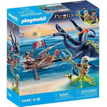 Playmobil Pirates 71419 Giant Octopus Battle Playset