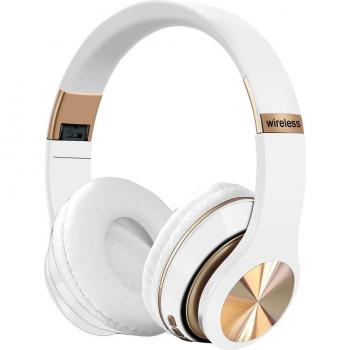 Auriculares inalámbricos estéreo 3D con Bluetooth 5.0, plegables, micrófono y soporte para tarjeta TF