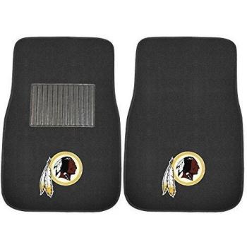 FANMATS 17354 NFL Washington Redskins 2-Piece Embroidered Car Mat by Fanmats