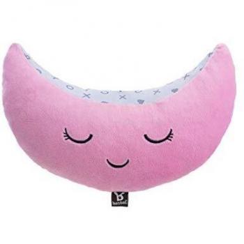 Cojín de Viaje Mooni Rosa con Soporte para Cabeza y Fijación a la Cinturón de Seguridad