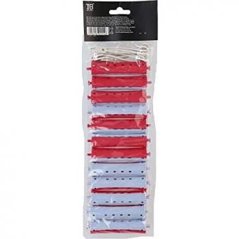 Rizadores LUSSONI con Banda de Goma para Ondas y Tratamiento de Permanente, Cabello Rizado y Elástico, Fáciles de Usar, Bicolor, 19x91mm