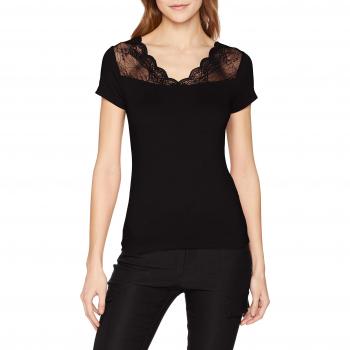 Morgan 191-dclary.n, Camiseta para Mujer, Negro Noir, Medium