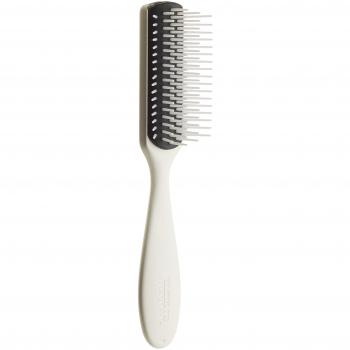 Denman D143 - Cepillo, 5 hileras, color blanco mate