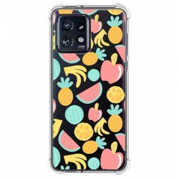 Funda Silicona Antigolpes Motorola Edge 40 Pro 5G Diseño Frutas 02