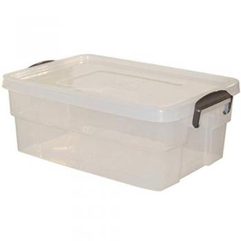 Caja de ordenación transparente Eurobox 38 litros con tapa - Lote de 2 unidades