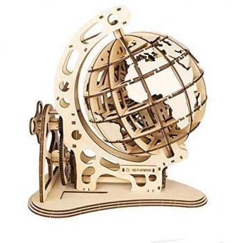 Mr. Playwood- Globo terraqueo Kits Madera, Color