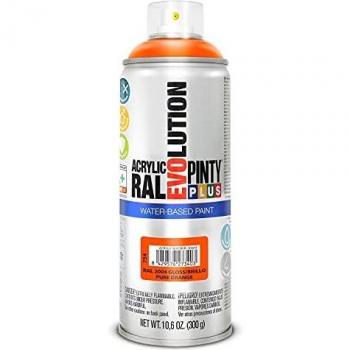 PINTURA EN SPRAY PINTYPLUS EVOLUTION WATER-BASED 520CC RAL 2004 NARANJA PURO