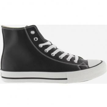 Zapatillas altas de mujer con cordones blancos