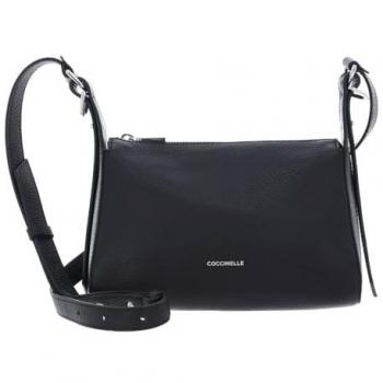 Coccinelle Bishop Crossbody Bag Leather Black OS Female