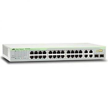 Allied Telesis at-fs750/28 – 50 websmart Switch Managed 24 x Puertos Fast Ethernet + 2 x 10/100/1000T + 2 x SFP/1000T Combo