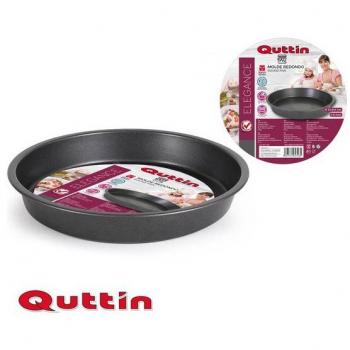 Bandeja redonda Quttin de 24.5x4cm con alas de 0.5mm