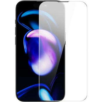 Baseus Set de 2 Vidrios Templados para iPhone 14 Pro con Cobertura Completa y Cubierta para Altavoz de 0.3mm