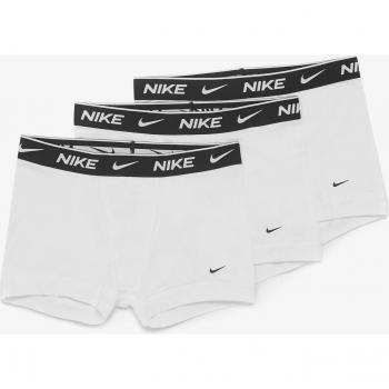 Nike Everyday Cotton Stretch Trunk Boxer Shorts 3 Pack Men, White, Size: XL