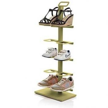 DON HIERRO - Tidy, Zapatero metálico, hasta 5 Pares de Zapatos.