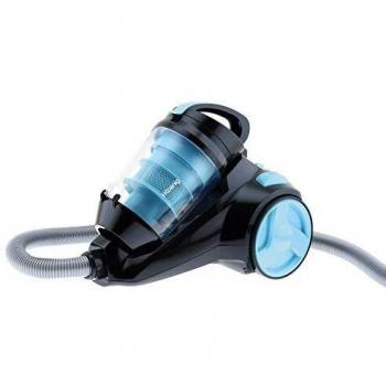 H.Koenig SLS890 - Aspirador sin bolsa multiciclónico silencioso +, Especial para Mascotas, 74 db , Filtro HEPA, Capacidad 2.5 l, Color Azul