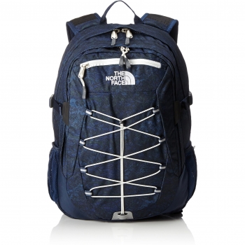 North Face Borealis Classic - Mochila unisex azul con detalles en blanco