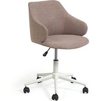 Kave Home - Silla de Escritorio Einara Rosa