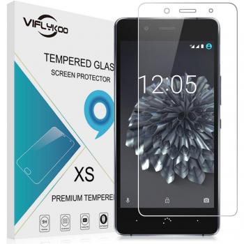 BQ Aquaris X5 Plus Protector de Pantalla, VIFLYKOO 9H Dureza BQ Aquaris X5 Plus Cristal Templado Vidrio Templado para BQ Aquaris X5 Plus 5.0 Samrtphone Tempered Glass Screen Protector