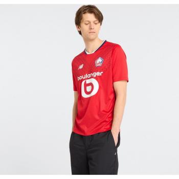 New Balance Lille LOSC Home Shirt 2024-2025 - Red - Male - Size Large (41-43 Chest / 104-109cm)