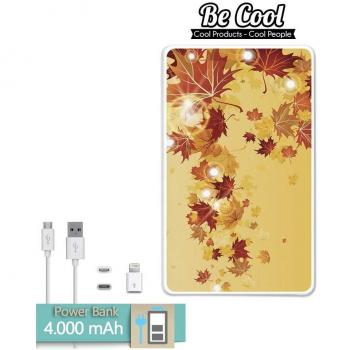 Becool® - Batería Externa Power Bank 4000 mah + Gratis 1 cable USB-MicroUsb