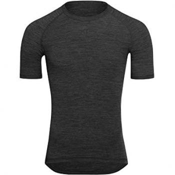 Kalas Camiseta Interior de Manga Corta Base Z1 Merino Gris Oscuro - M