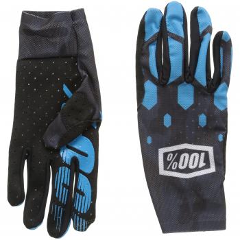 Inconnu 100% Celium Camo Guantes de protección, Color Noir et Bleu, tamaño S