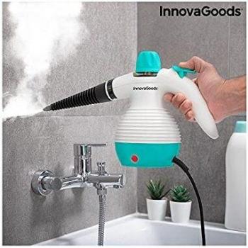 Vaporeta de Mano Multiusos con Accesorios 9 en 1 Steany InnovaGoods 0,35 L 3 Bar 1000W