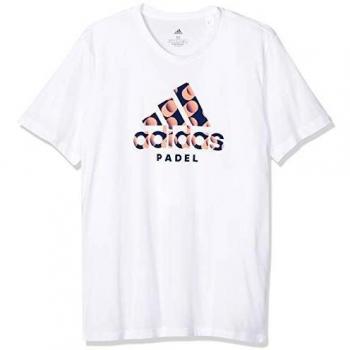 adidas Padel Concept T Camiseta, Hombre, Blanco, L