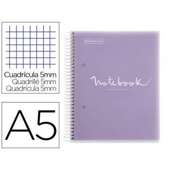 Cuaderno Espiral Miquelrius Notebook 5 Emotions Tapa PP A5 120 H