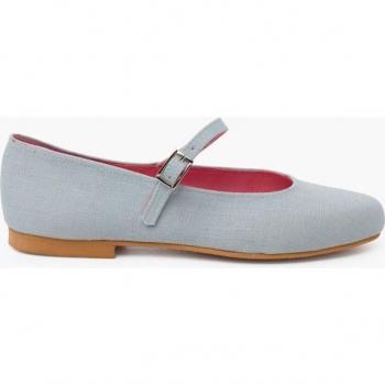 Merceditas de lino con suela elegante y confortable