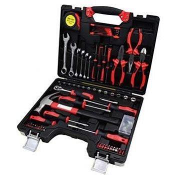 Wurko - Maletín Juego Herramientas 85 Piezas Acero Carbono