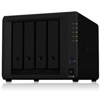 Synology DiskStation DS920+ 4-Bay Mini Tower NAS Storage Server Ethernet LAN Black J4125