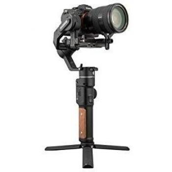 FeiyuTech AK 2000s Standard Kit - dreiachsiger Gimbals für anspruchsvolle Filmer, für spiegellose System- und DSLR-Kameras, bis zu 14 Stunden Akkulaufzeit und Einer Vielzahl an Aufnahmemodi, Black