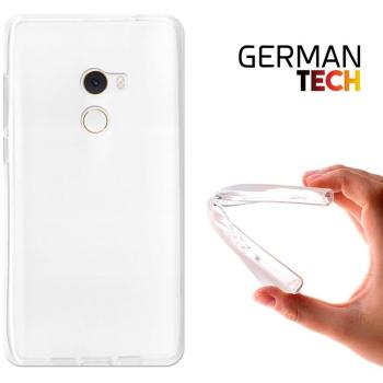 German Tech Funda Gel para Xiaomi Mi Mix 2, Carcasa TPU Flexible Fabricada con la Mejor Silicona, Protege y se Adapta a la Perfección a tu Smartphone y con Nuestro Exclusivo Diseño Transparente Mate