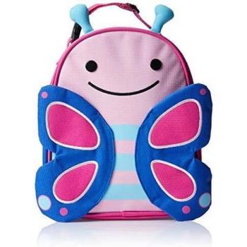 Skip Hop Zoo Lunchies - Bolsa térmica, diseño butterfly, color rosa