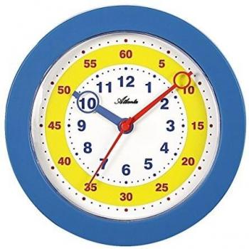 Atlanta Reloj de Pared para niños, Color Azul – 4481-5