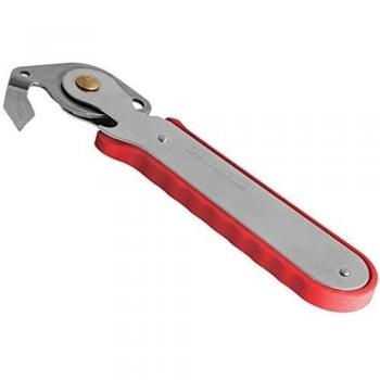 Fackelmann 45500 Comfort Palanca abrelatas níquel/PP/Acero Inoxidable Plata/Rojo 15 cm