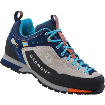 ZAPATO DE TREKKING MUJER GARMONT DRAGONTAIL LT WMS - Zapatillas de trekking para mujer, color gris oscuro con detalles en naranja, diseño ligero y resistente, suela antideslizante, ideal para