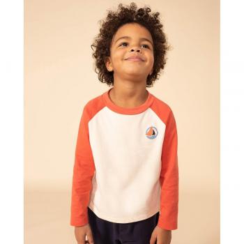 Petit Bateau - Camiseta manga larga LOCAS para niño