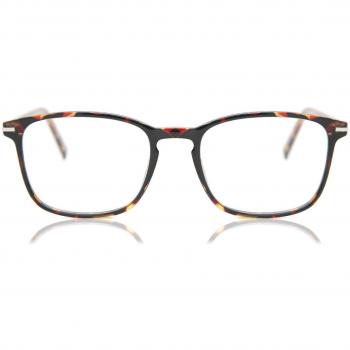 Cuadrado Montuta completa Plastico Tortoiseshell Gafas Recetadas para Hombre - Gafas Anti-Azules - SmartBuy Collection