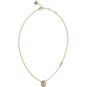Collar Rolling Hearts de Acero Dorado