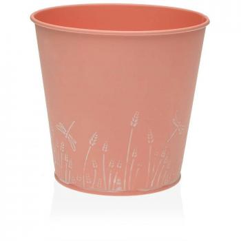 Versa-Maceta Versa Zink Naranja Metal (14 cm)