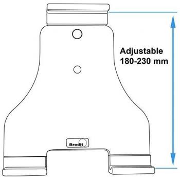 Brodit 511850 Universal Tablet Soporte pasivo Negro