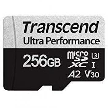 Transcend TS256GUSD340S Tarjeta de Memoria Flash MicroSDXC UHS-I Clase 10 de 256 GB