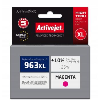 Cartucho de Tinta Original Activejet AH-963MRX Púrpura