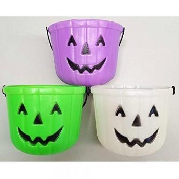 Cesta Multicolor para Dulces Forma de Calabaza 18 cm