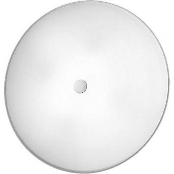 Kolarz Centro - Lámpara de techo empotrada simple de vidrio de diseñador, cromo pulido, 4x E27