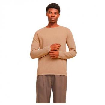 Jack & Jones Men's Crew Neck Knit Sweater - Coriander Twist - 2XL